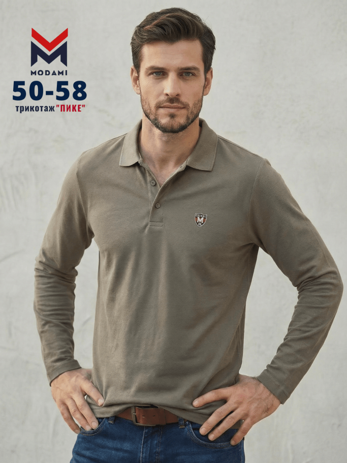 лонгслив поло мужской 3584-24