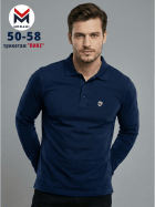 лонгслив поло мужской